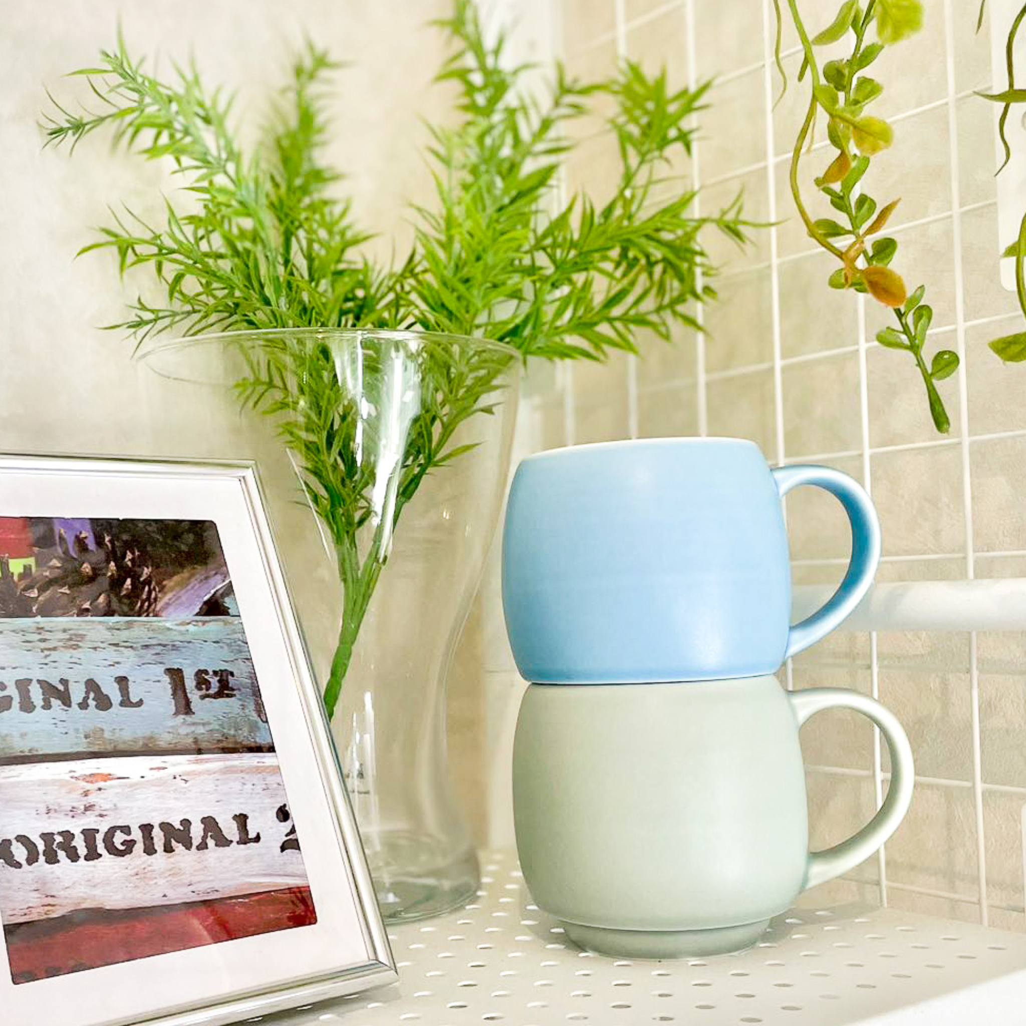 Barrel Stacking Mug - Matte Beige