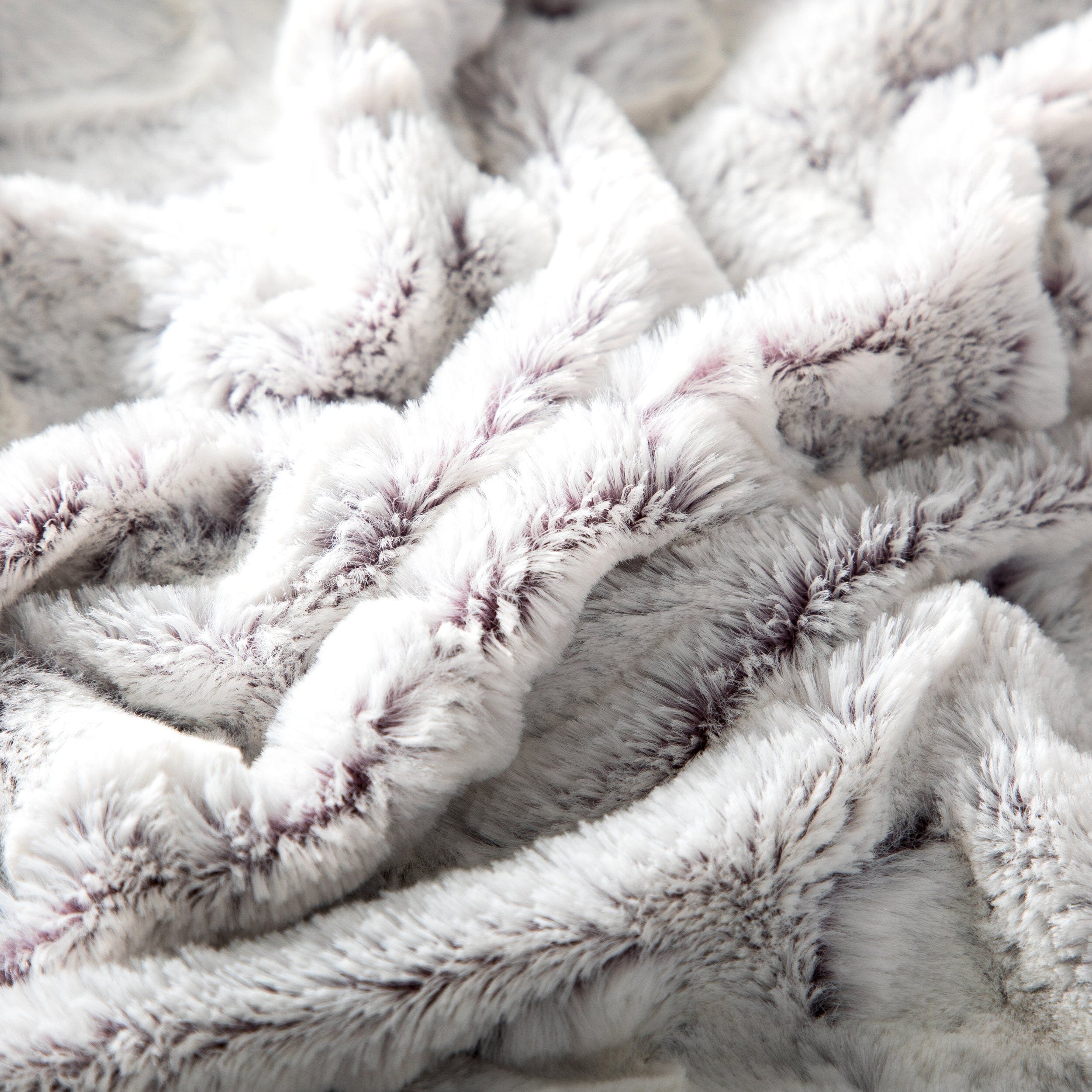 Milky White Faux Fur Sherpa Throw Blanket
