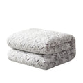 Milky White Faux Fur Sherpa Throw Blanket