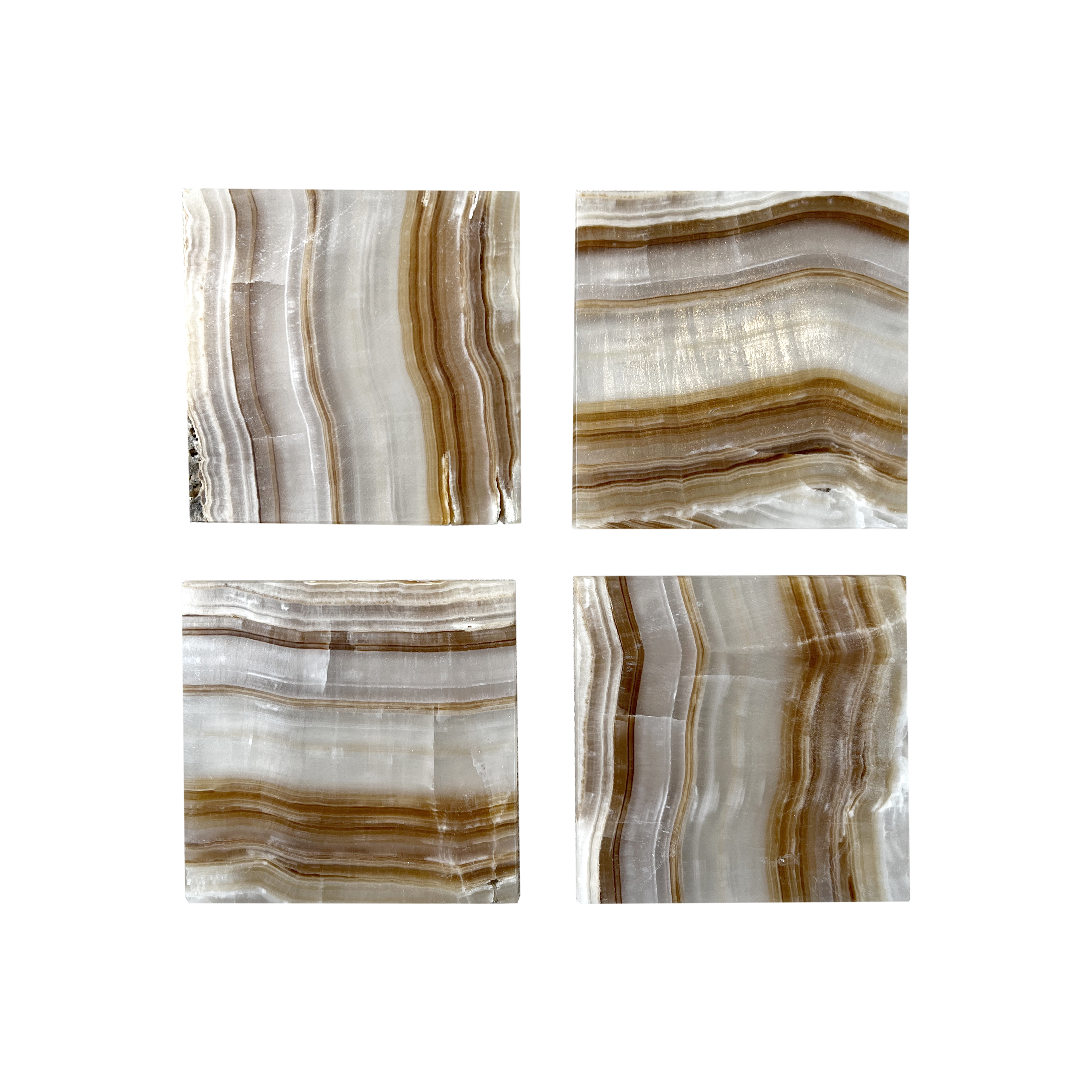 Onyx Coasters - Caramels