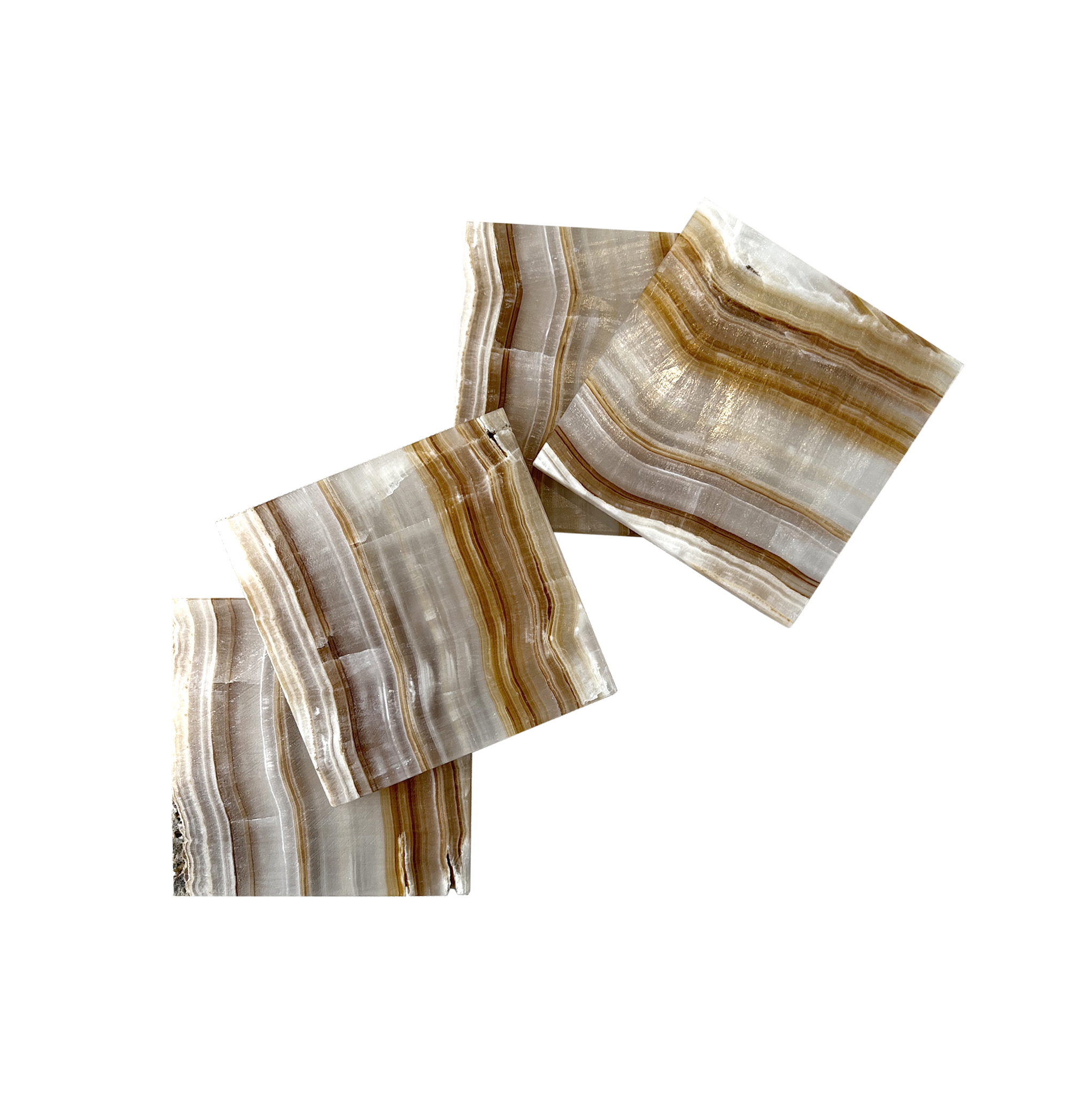 Onyx Coasters - Caramels