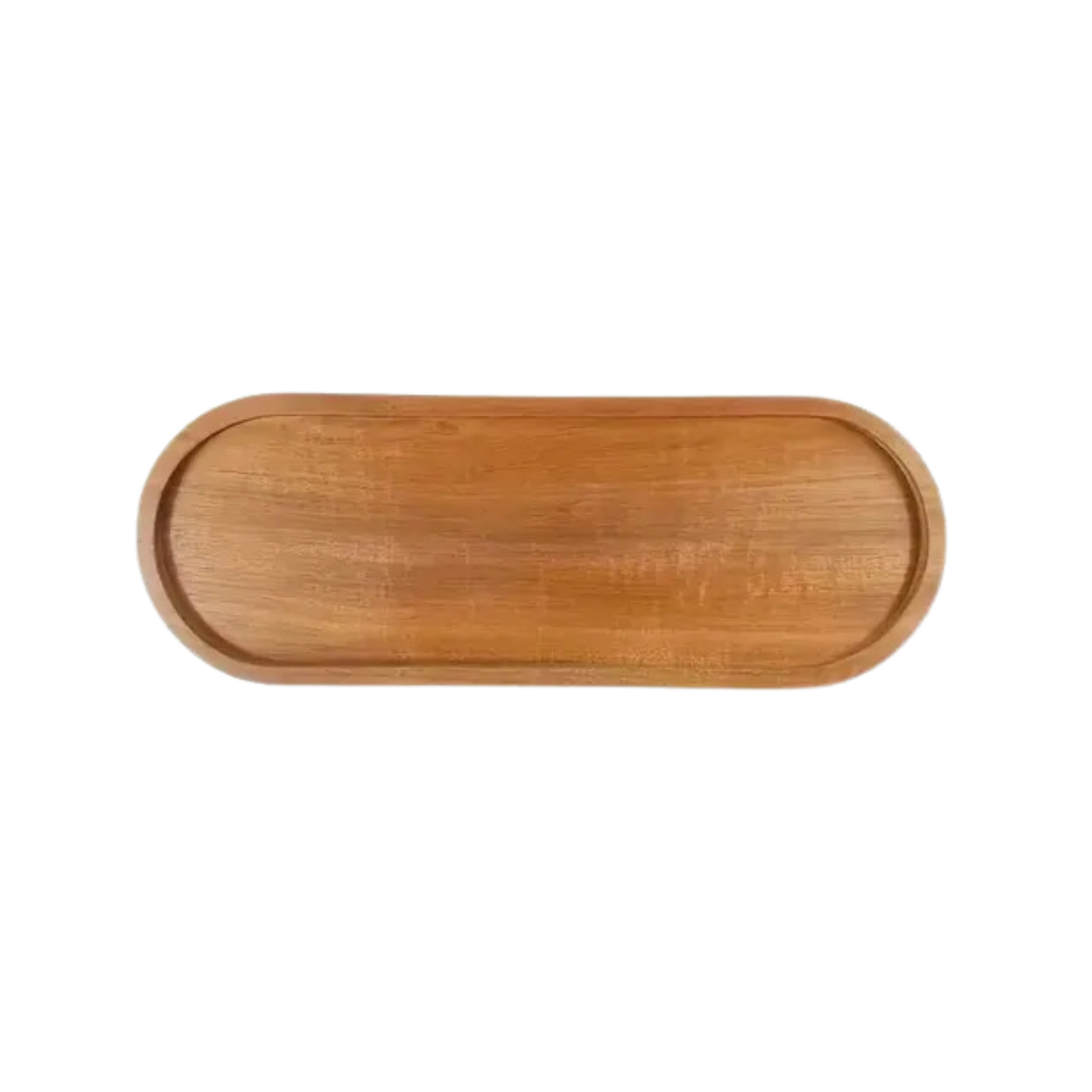 Acacia Wood Oval Tray