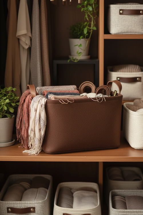 Desktop Storage Basket