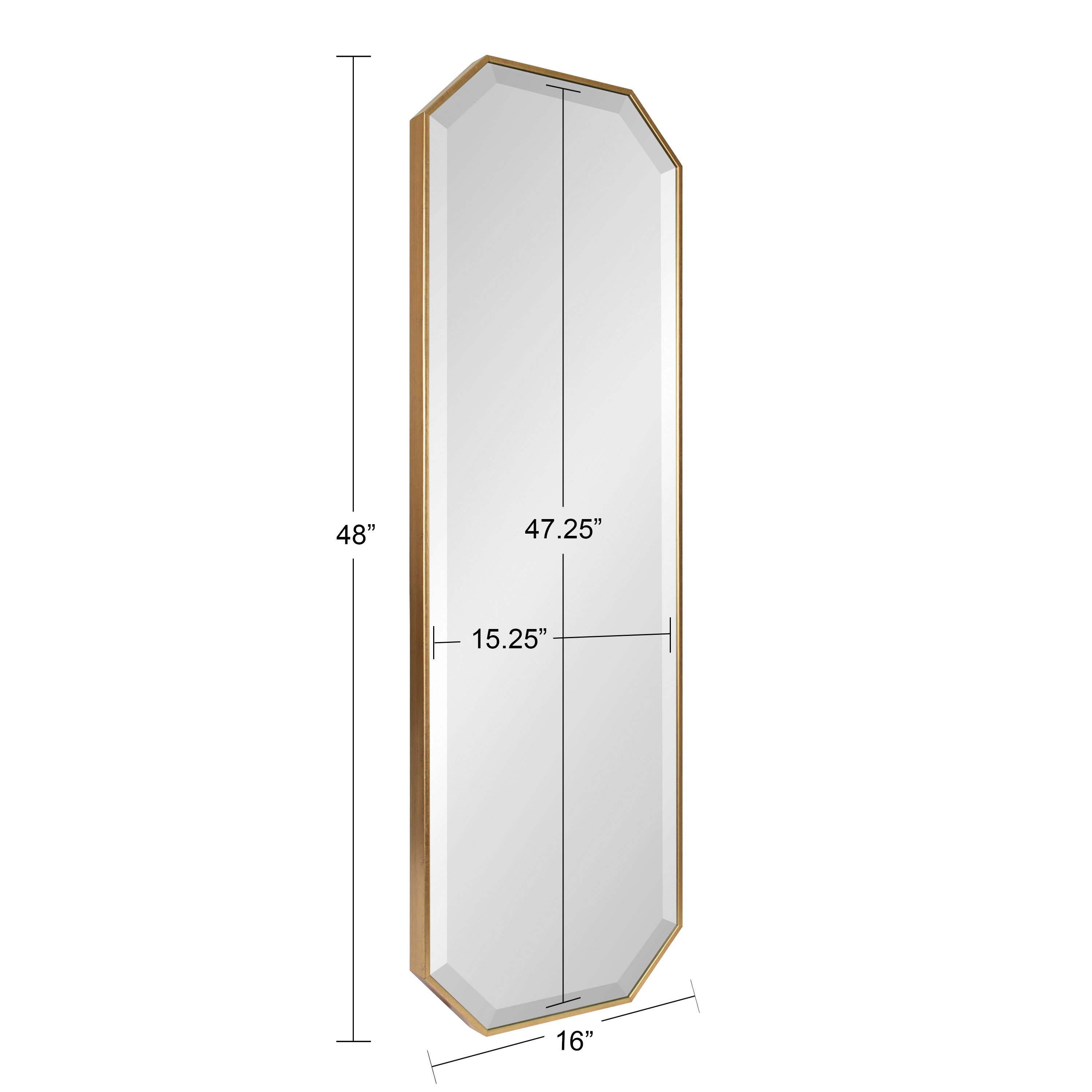 Octagon Framed Wall Mirror
