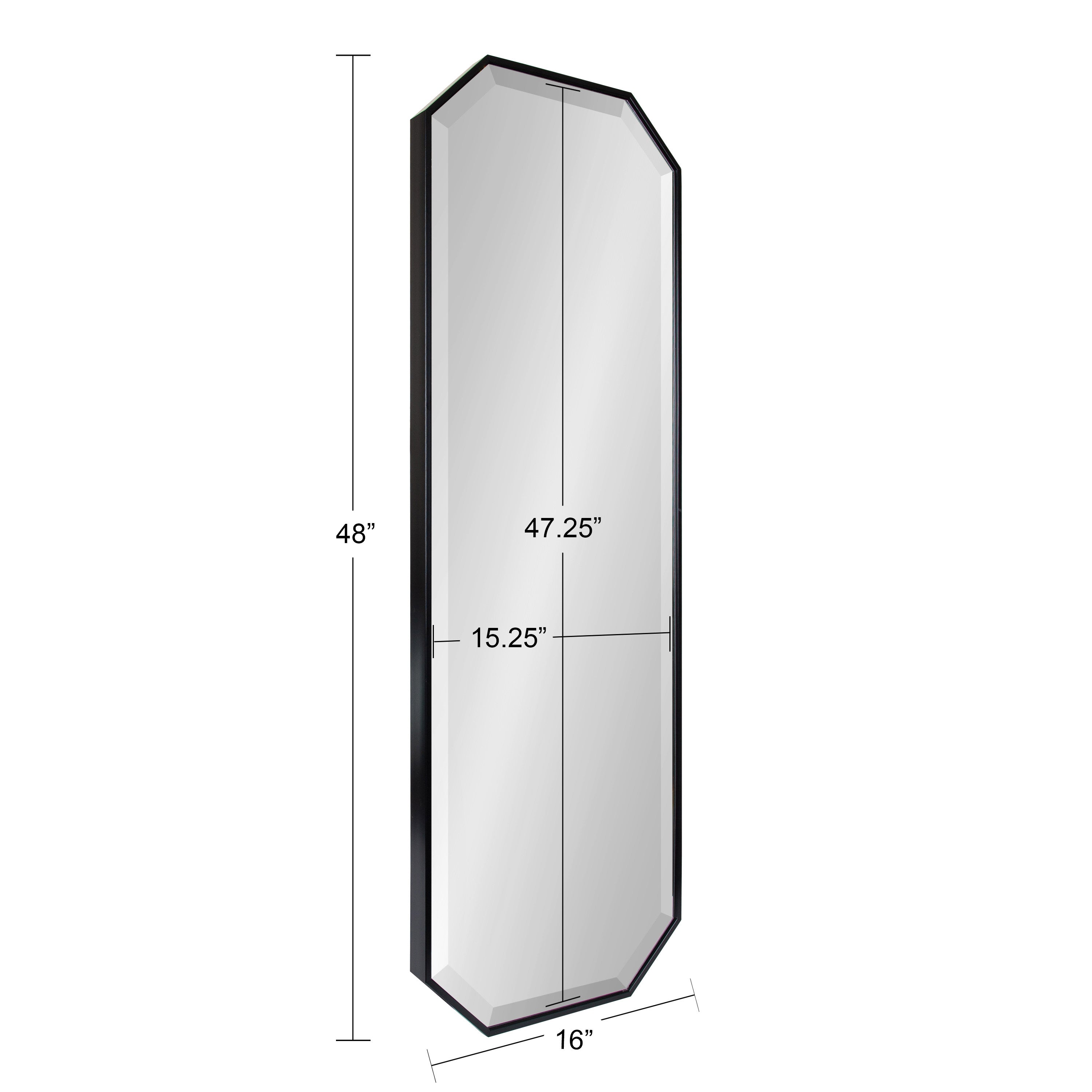 Octagon Framed Wall Mirror