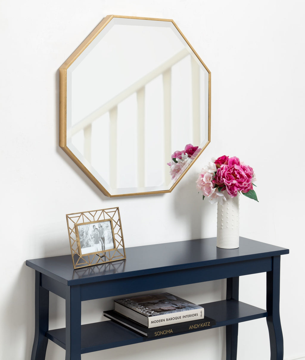 Framed Octagon Wall Mirror