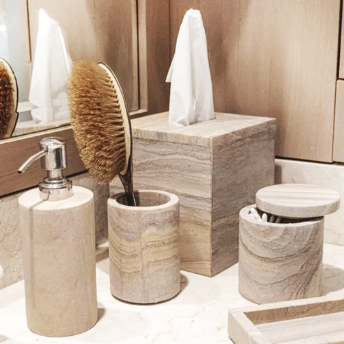 Cove Sandstone Soap Dispenser