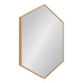 Framed Hexagon Wall Mirror