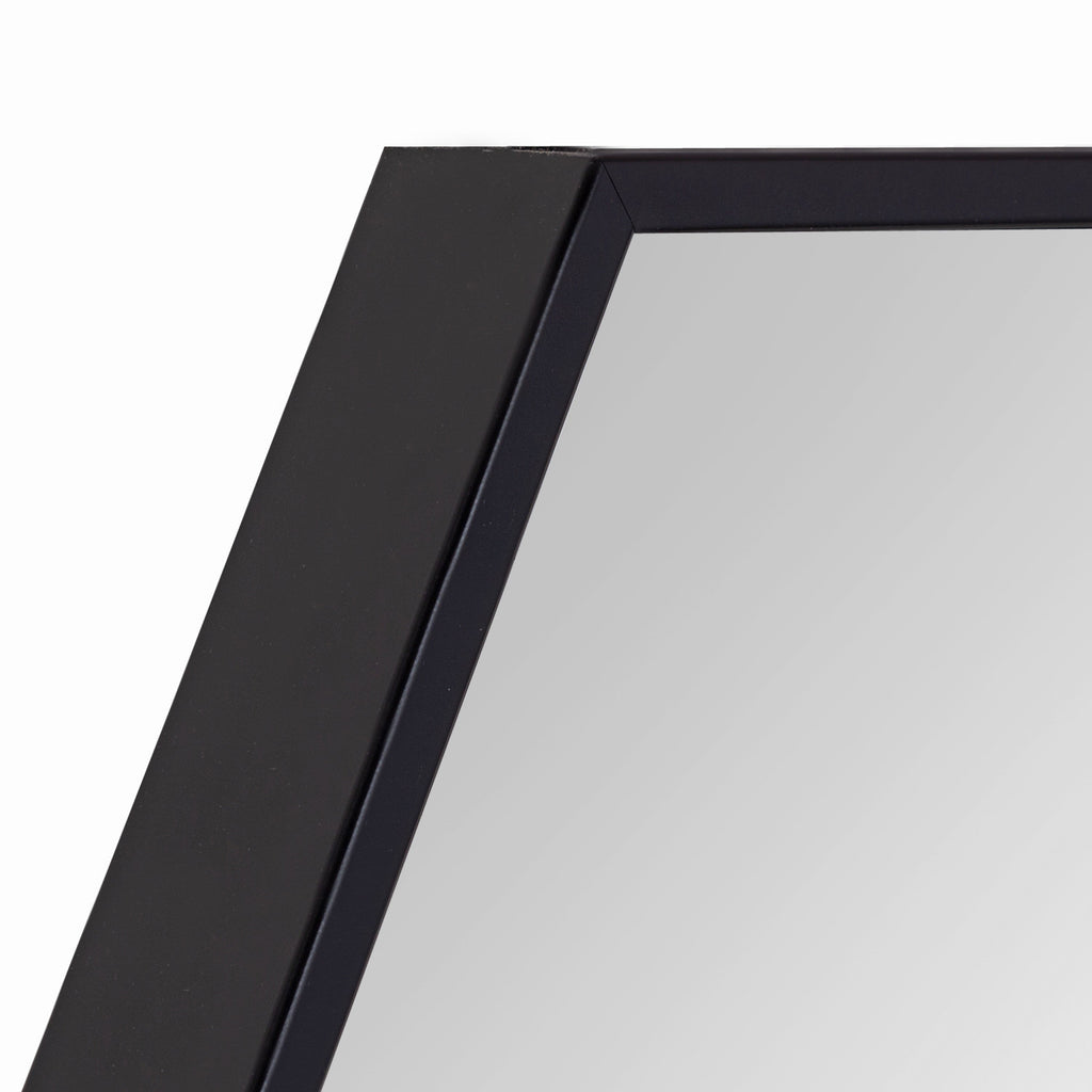 Framed Hexagon Wall Mirror